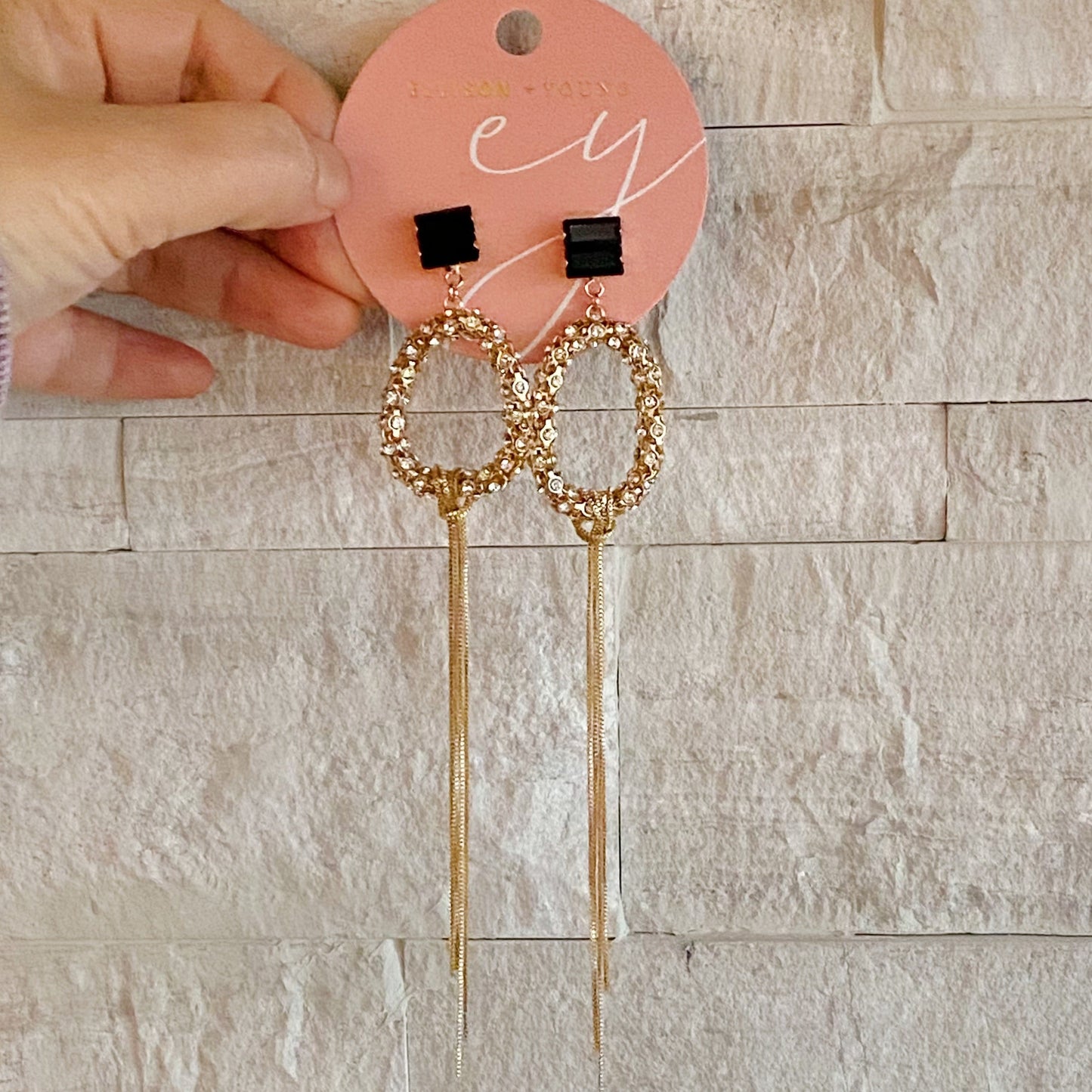 To Paris Long Drop Earrings