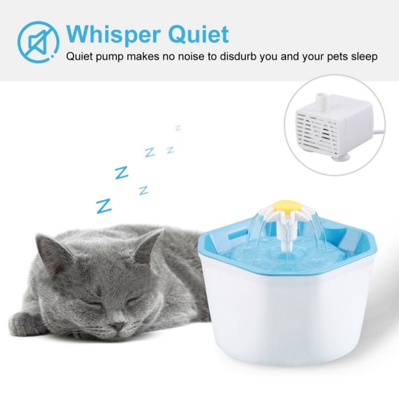 Automatic Pet Cat Water Fountain Dispenser USB 2L Ultra Quiet Dog Drinking Bowl Drinker Feeder Bowl Pet Drinking Feeder