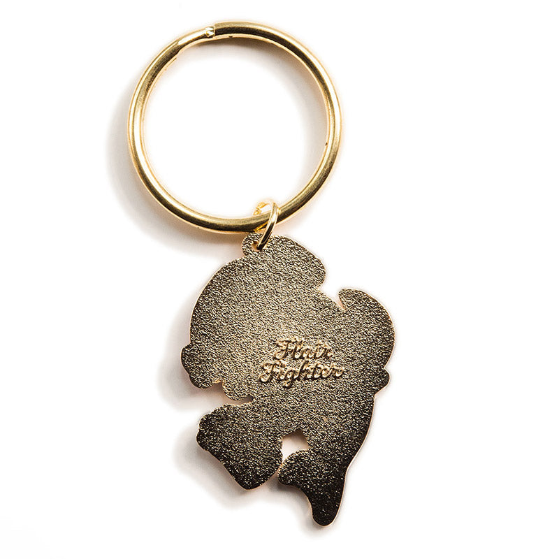 Let's Get Hammered Hammerhead Shark Enamel Keychain (Pink Variant)